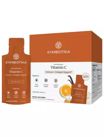 CYMBIOTIKA LIPOSOMAL VITAMIN C / ЛІПОСОМАЛЬНИЙ ВІТАМІН C 1000 МГ 28 САШЕ, фото 9 від магазину біодобавок nutrido.shop