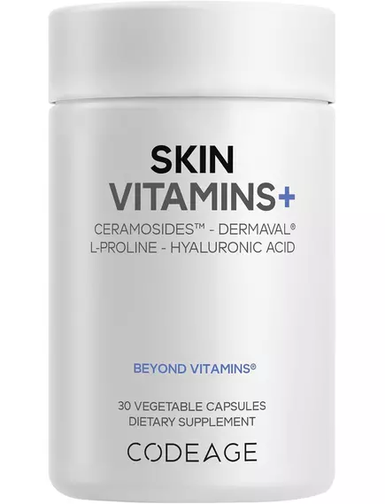 CodeAge Skin Vitamins+ / Вітаміни для шкіри 30 капсул від магазину біодобавок nutrido.shop