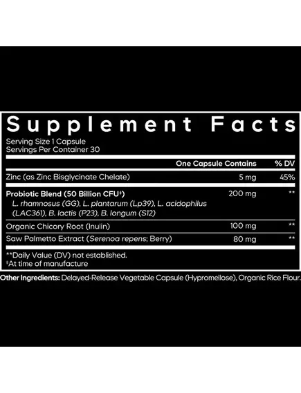 CodeAge Men's Daily Probiotic / Пробіотик для чоловіків на кожен день 30 капсул, фото 2 від магазину біодобавок nutrido.shop