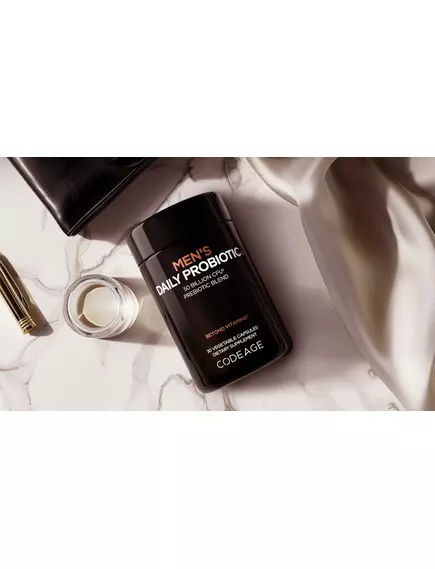CodeAge Men's Daily Probiotic / Пробіотик для чоловіків на кожен день 30 капсул, фото 3 від магазину біодобавок nutrido.shop