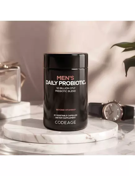 CodeAge Men's Daily Probiotic / Пробіотик для чоловіків на кожен день 30 капсул, фото 5 від магазину біодобавок nutrido.shop