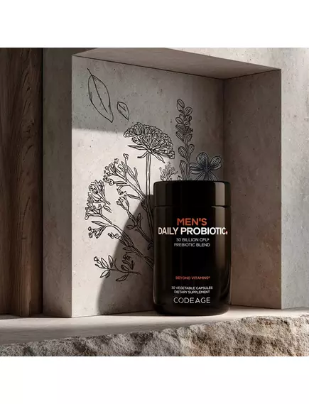 CodeAge Men's Daily Probiotic / Пробіотик для чоловіків на кожен день 30 капсул, фото 7 від магазину біодобавок nutrido.shop