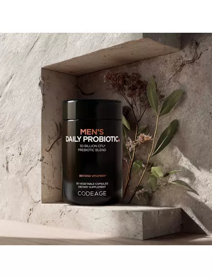 CodeAge Men's Daily Probiotic / Пробіотик для чоловіків на кожен день 30 капсул, фото 8 від магазину біодобавок nutrido.shop