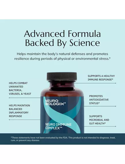 NEUROBIOLOGIX NEURO IMMUNE COMPLEX / НЕЙРОІМУННИЙ КОМПЛЕКС 120 КАПСУЛ, фото 10 від магазину біодобавок nutrido.shop