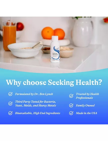 SEEKING HEALTH IMMUNE INTENSIVE / ПІДТРИМКА ІМУНІТЕТУ 90 МЛ, фото 14 від магазину біодобавок nutrido.shop