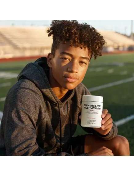 CodeAge Teen Athlete Multivitamin+ / Мультивитамины для спортсменов 60 капсул, фото 7 в магазине биодобавок nutrido.shop