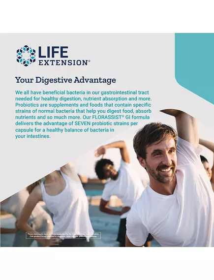 Life Extension Florassist GI with Phage Technology / ДжіАй з технологією бактеріофагів 30 капсул, фото 4 в магазине биодобавок nutrido.shop