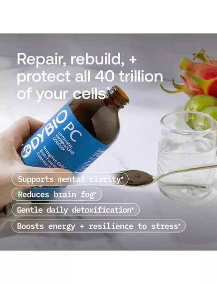 BODYBIO PC PHOSPHATIDYLCHOLINE / ФОСФАТИДИЛХОЛІН ПІДВИЩЕННЯ ПАМ'ЯТІ ТА УВАГИ 236 МЛ, фото 8 від магазину біодобавок nutrido.shop