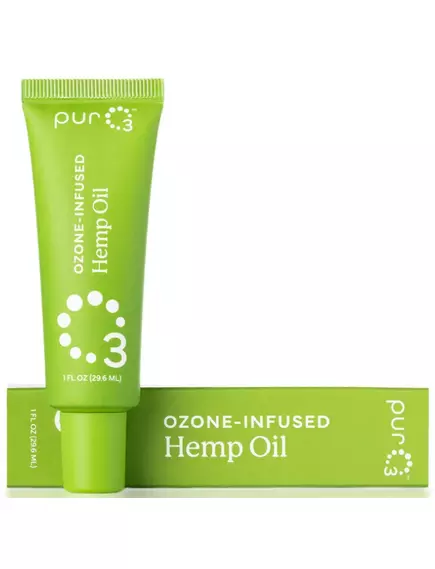 PurO3 Ozonated Hemp Oil / Озонована конопляна олія 1 тюбик 29,6 мл, фото 6 від магазину біодобавок nutrido.shop