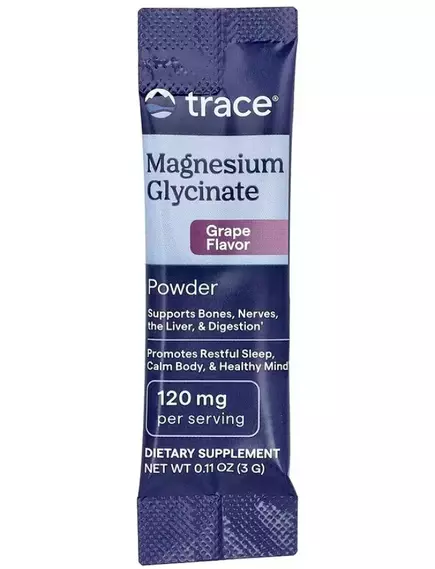 Trace Minerals Magnesium Glycinate Grape / Магній гліцинат смак винограду 30 саше, фото 3 від магазину біодобавок nutrido.shop