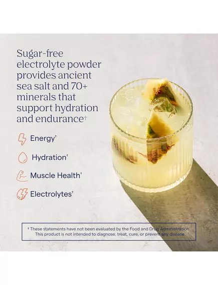 Trace Minerals ZeroLyte Salty Tropical / Електроліти смак солоного тропіка 30 саше, фото 5 від магазину біодобавок nutrido.shop