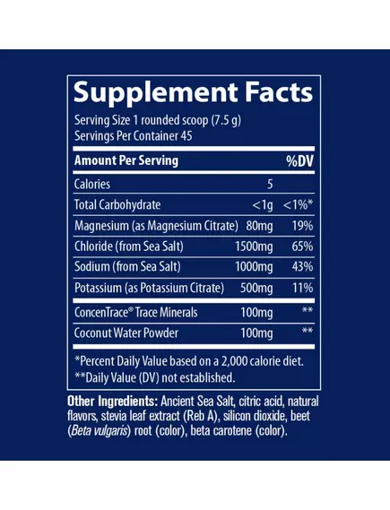 Trace Minerals ZeroLyte Salty Mango / Електроліти смак солоного манго 328 г, фото 2 від магазину біодобавок nutrido.shop