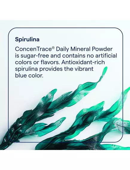 Trace Minerals ConcenTrace Daily Mineral Powder / Щоденні мінерали смак блакитні Гаваї 132 г, фото 4 в магазине биодобавок nutrido.shop