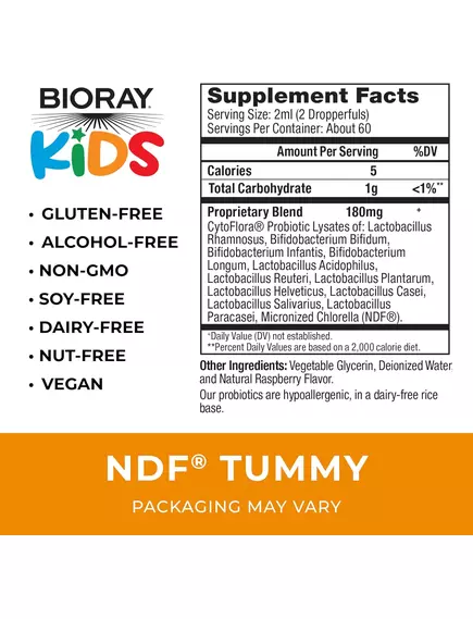 BIORAY TUMMY BELLY BALANCE / БІОРЕЙ БЕЛЛІ БАЛАНС (ПРОБІОТИЧНА СУМІШ З 11 ШТАМІВ) 118 МЛ, фото 8 від магазину біодобавок nutrido.shop