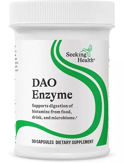 SEEKING HEALTH DAO ENZYME (FORMERLY HISTAMINE DIGEST) / БЛОКУВАННЯ ГІСТАМІНУ ДАО 30.000 30 КАПСУЛ, фото 10 від магазину біодобавок nutrido.shop