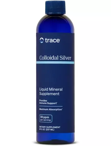 Trace Minerals Colloidal Silver / Колоїдне срібло 30 ppm 237 мл, фото 8 від магазину біодобавок nutrido.shop