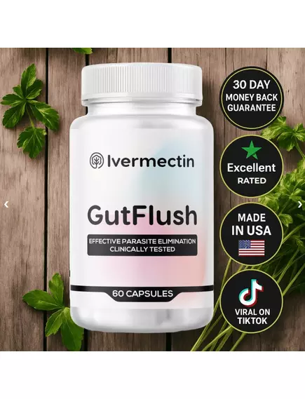 FreeRange GutFlush (formerly ParaPurge) / Протипаразитарний засіб з івермектином 60 капсул, фото 8 від магазину біодобавок nutrido.shop