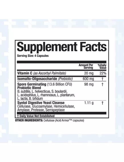 Arthur Andrew Syntol / Синтол пробіотичний фермент на основі спор 90 капсул, фото 5 від магазину біодобавок nutrido.shop