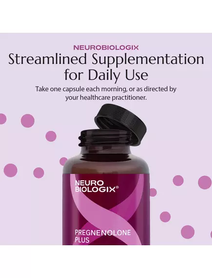 Neurobiologix Pregnenolone Plus / Прегненолон Плюс поддержка гормонального баланса 60 капсул, фото 7 в магазине биодобавок nutrido.shop