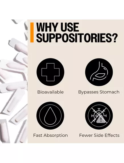 PurO3 EDTA Suppositories with Vitamin C / Супозиторії EDTA з вітаміном C 10 шт., фото 8 в магазине биодобавок nutrido.shop