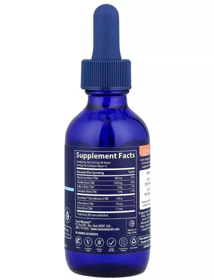 Trace Minerals Ionic Magnesium / Магний ионный жидкий 400 мг 118 мл, фото 13 в магазине биодобавок nutrido.shop