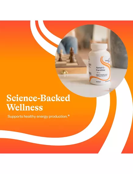 Seeking Health Acetyl-L-Carnitine / Ацетил-L-карнітин 500 мг 90 капсул, фото 5 в магазине биодобавок nutrido.shop