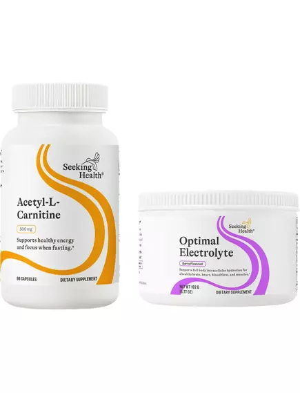 Seeking Health Acetyl-L-Carnitine / Ацетил-L-карнітин 500 мг 90 капсул, фото 8 в магазине биодобавок nutrido.shop