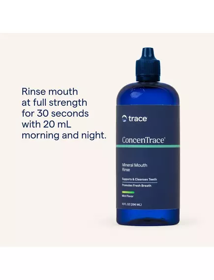 Trace Minerals ConcenTrace Mineral Mouth Rinse / Ополіскувач для рота з мінералами 296 мл, фото 4 від магазину біодобавок nutrido.shop