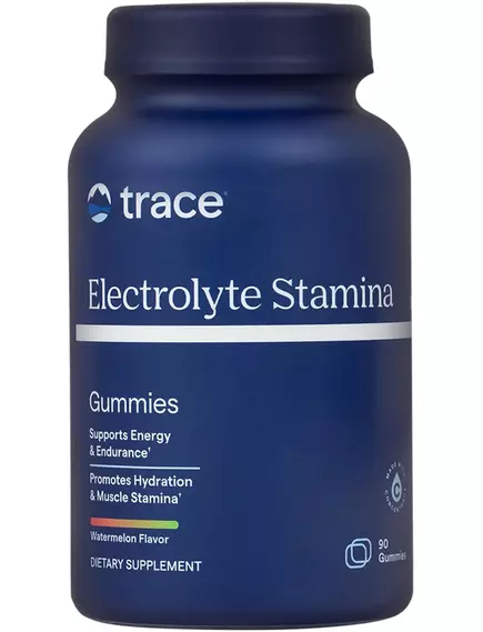 Trace Minerals Electrolyte Stamina Gummies / Електроліти зі смаком кавуна 90 жувальних мармеладок, фото 8 від магазину біодобавок nutrido.shop
