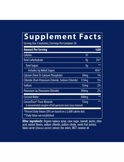 Trace Minerals Electrolyte Stamina Gummies / Електроліти зі смаком кавуна 90 жувальних мармеладок, фото 10 від магазину біодобавок nutrido.shop