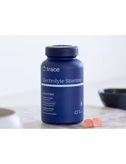 Trace Minerals Electrolyte Stamina Gummies / Електроліти зі смаком кавуна 90 жувальних мармеладок, фото 11 від магазину біодобавок nutrido.shop