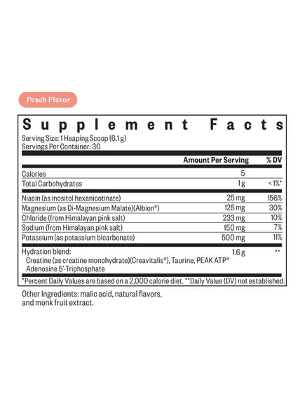 Seeking Health Optimal Electrolyte Peach / Оптимальні електроліти смак персика 183 г, фото 2 в магазине биодобавок nutrido.shop