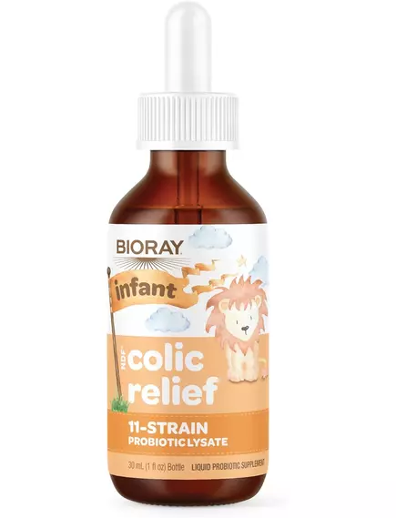 BIORAY COLIC RELIEF / БІОРЕЙ ДОПОМОГА ПРИ КОЛЬКАХ ДЛЯ НЕМОВЛЯТ 30 МЛ, фото 5 від магазину біодобавок nutrido.shop