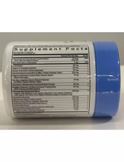 CodeAge Leaky Gut Formula / Комплексная добавка для лечения протекающего кишечника 60 капсул, фото 11 в магазине биодобавок nutrido.shop