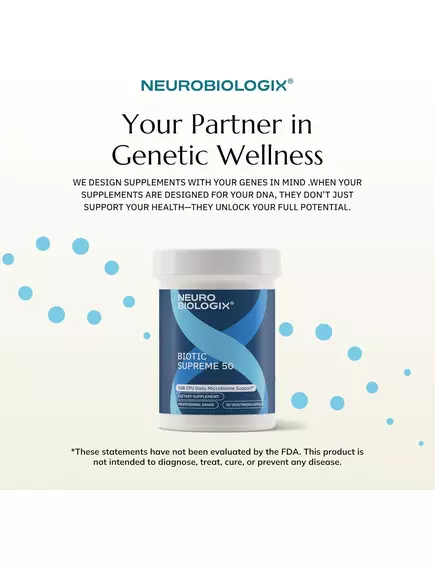 Neurobiologix Biotic Supreme 50 / Пробиотики 50 млрд КОЕ 30 капсул, фото 9 в магазине биодобавок nutrido.shop