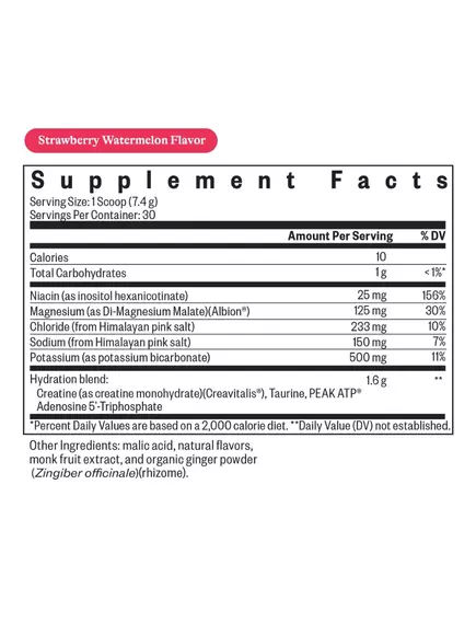 Seeking Health Optimal Electrolyte / Оптимальные электролиты вкус клубника-арбуз 222 г, фото 2 в магазине биодобавок nutrido.shop