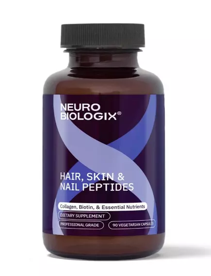 Neurobiologix Hair, Skin & Nail Peptides / Пептиди для волосся, шкіри та нігтів + 19 поживних речовин 60 капсул, фото 3 від магазину біодобавок nutrido.shop