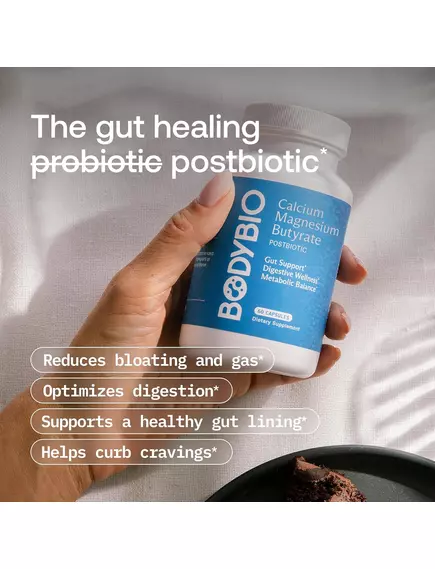 BODYBIO BUTYRATE CAL-MAG / БУТИРАТ ІЗ КАЛЬЦІЄМ І МАГНІЄМ 100 КАПСУЛ, фото 6 від магазину біодобавок nutrido.shop