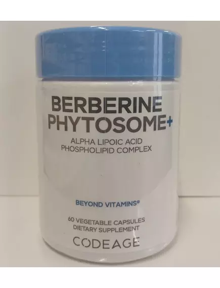CodeAge Berberine Phytosome+ / Берберин HCL та альфа-ліпоєва кислота 60 капсул, фото 12 від магазину біодобавок nutrido.shop