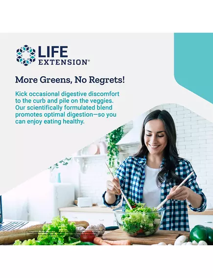 Life Extension Super Digestive Enzymes / Покращені травні ферменти 60 капсул, фото 3 від магазину біодобавок nutrido.shop