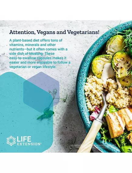 Life Extension Super Digestive Enzymes / Покращені травні ферменти 60 капсул, фото 6 від магазину біодобавок nutrido.shop