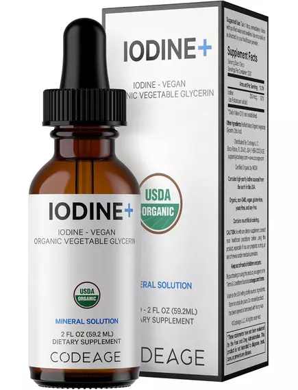 CODEAGE IODINE USDA ORGANIC / ЙОД ОРГАНІК 59 МЛ, фото 7 від магазину біодобавок nutrido.shop