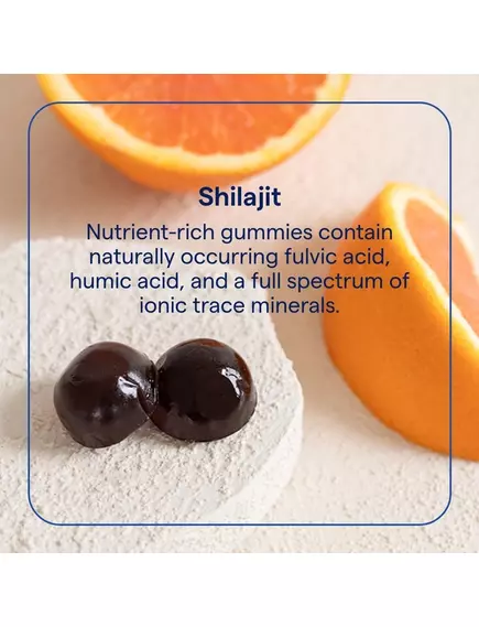 Trace Minerals Shilajit / Смола мумие фульвовая кислота и минералы 30 жевательных мармеладок, фото 3 в магазине биодобавок nutrido.shop