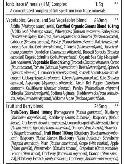 Trace Minerals Complete Foods Multi/Комплекс витаминов и минералов из продуктов питания 240 таблеток, фото 5 в магазине биодобавок nutrido.shop