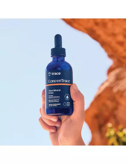 Trace Minerals ConcenTrace / Комплекс іонних мінералів скляний флакон 118 мл, фото 4 від магазину біодобавок nutrido.shop