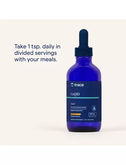 Trace Minerals CoQ10 / Коэнзим Q10 118 мл, фото 4 в магазине биодобавок nutrido.shop