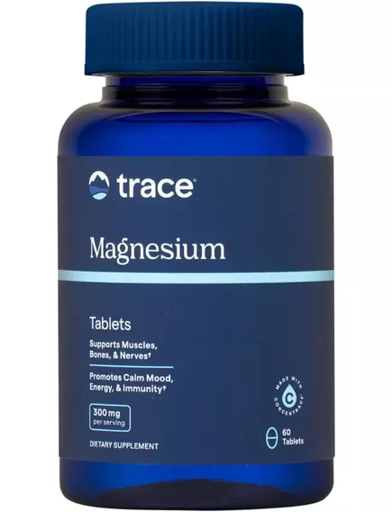 Trace Minerals Magnesium / Магний + ионные микроэлементы 60 таблеток, фото 6 в магазине биодобавок nutrido.shop