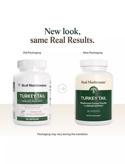 Real Mushrooms Turkey Tail / Трутовик разноцветный для поддержки иммунитета 90 капс., фото 10 в магазине биодобавок nutrido.shop