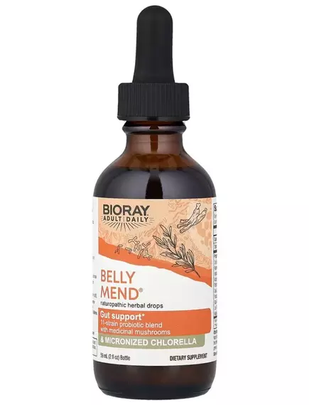 Bioray Belly Mend / Белли Менд (поддержка здоровья кишечника) 60 мл, фото 11 в магазине биодобавок nutrido.shop