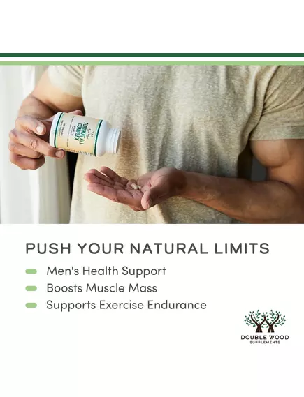 Double Wood Tongkat Ali Complex / Екстракт Тонгкат Алі 1020 mg 120 капсул, фото 5 від магазину біодобавок nutrido.shop